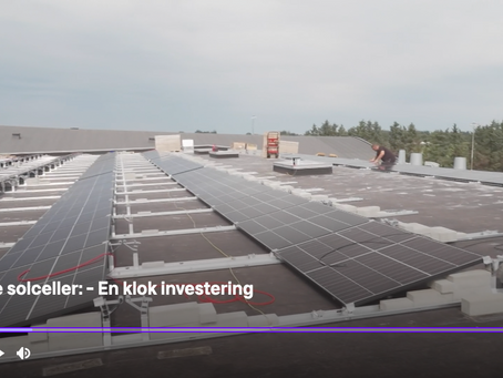 Monterte solceller: - En klok investering