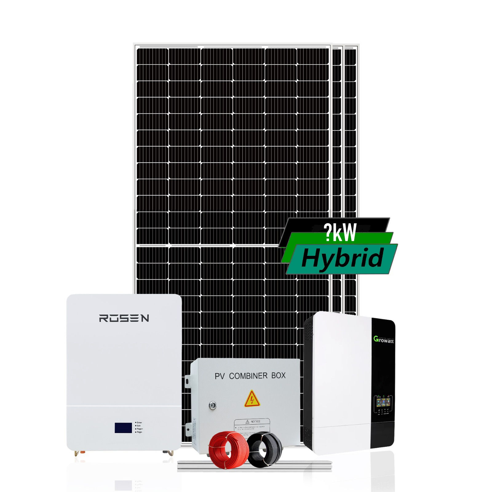 Komplett solcellepakke (Tilpass egen pakke) - OFF/ON GRID HYBRID