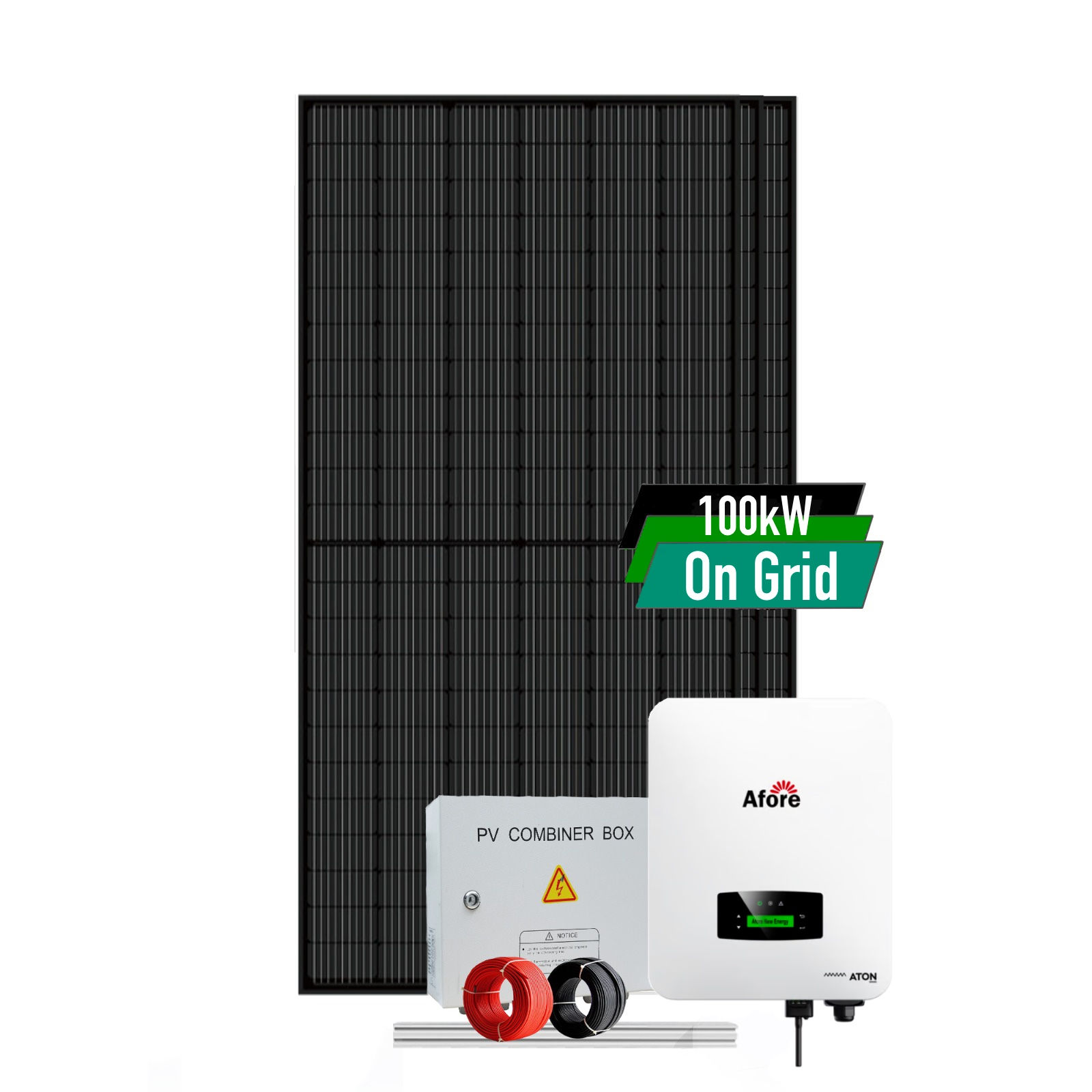 Komplett solcellepakke (100kw) - ON GRID