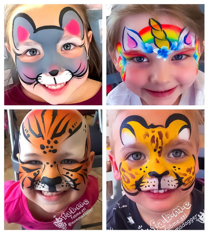 face painting animals