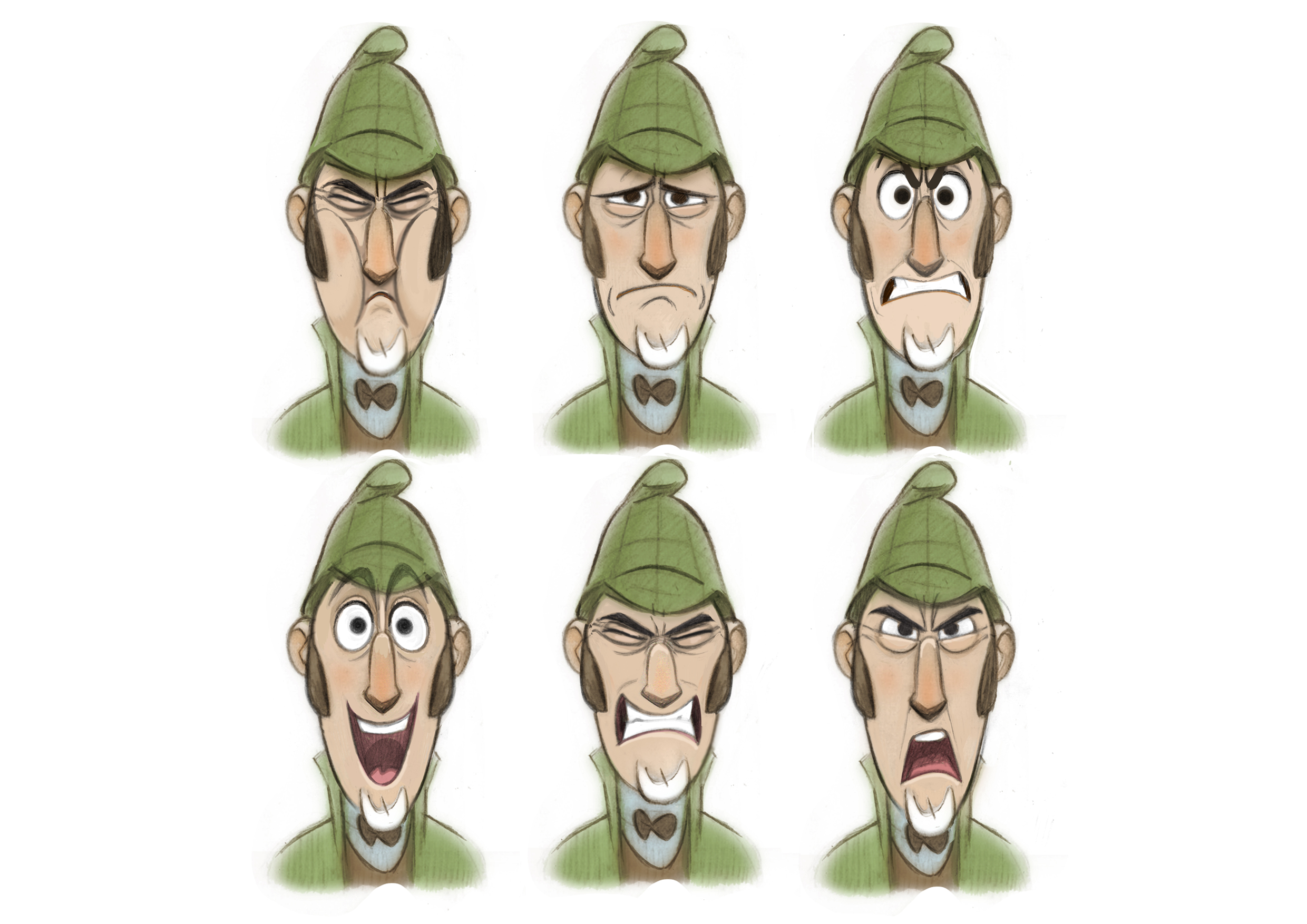 Character Design Sherlock Gnomes