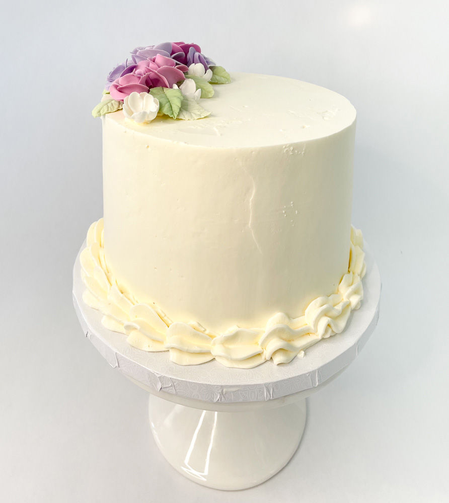 Thumbnail: Signature Floral Buttercream 8" Cake