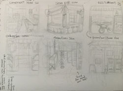 Buildings concept art