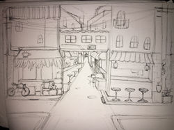 Corner Street concept art