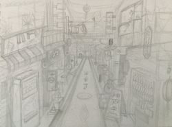 Japanese street concept