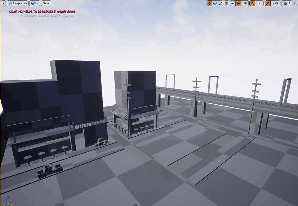 Level design work in progress