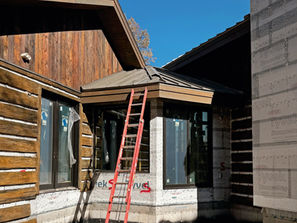 Cement Log Siding Installation 