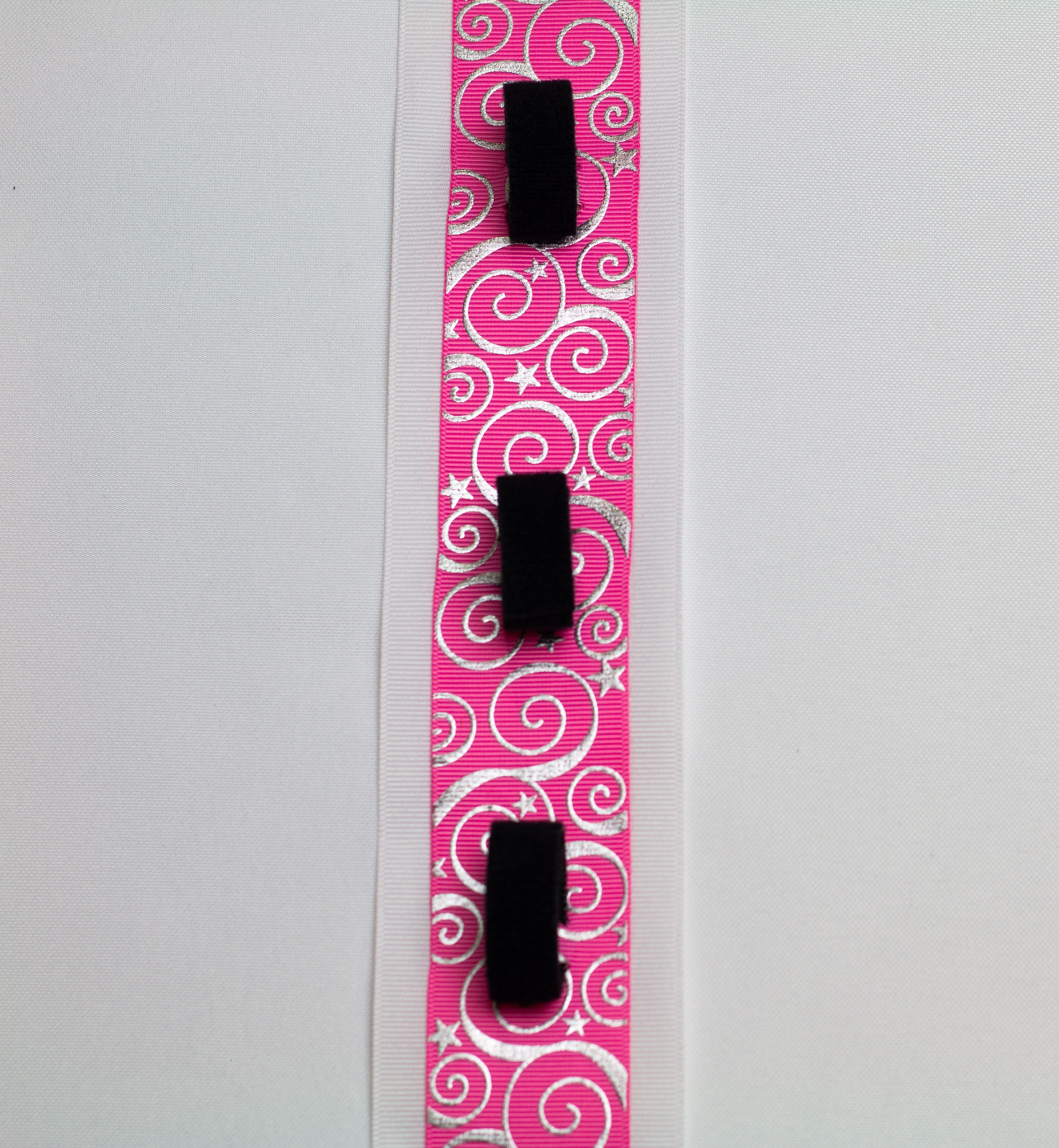 Pink Swirls on White