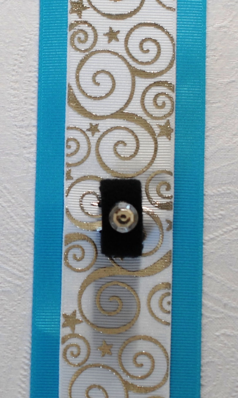 Thumbnail: White Swirls on Teal (Limited Qty)