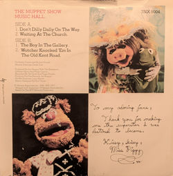 Muppets Single Back