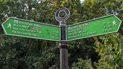 Welsh Post Sign Post