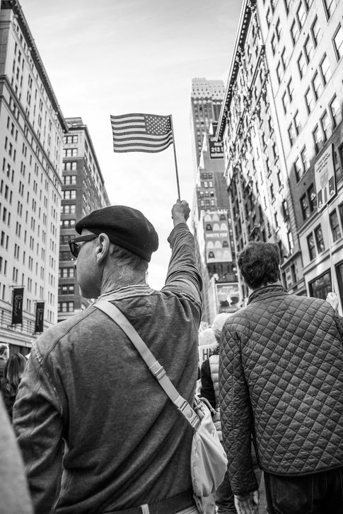 Oct-18-2025_No Kings Protest B&W-10