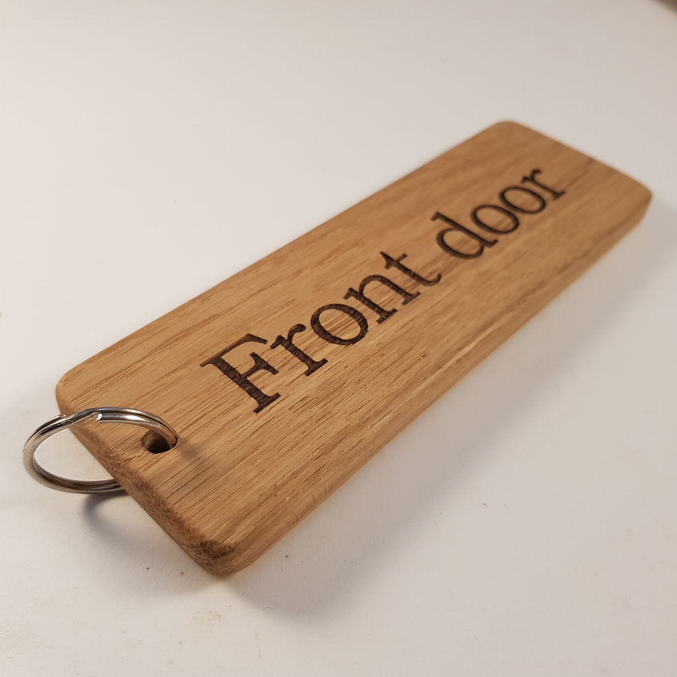 Thumbnail: Large Oak Keyring