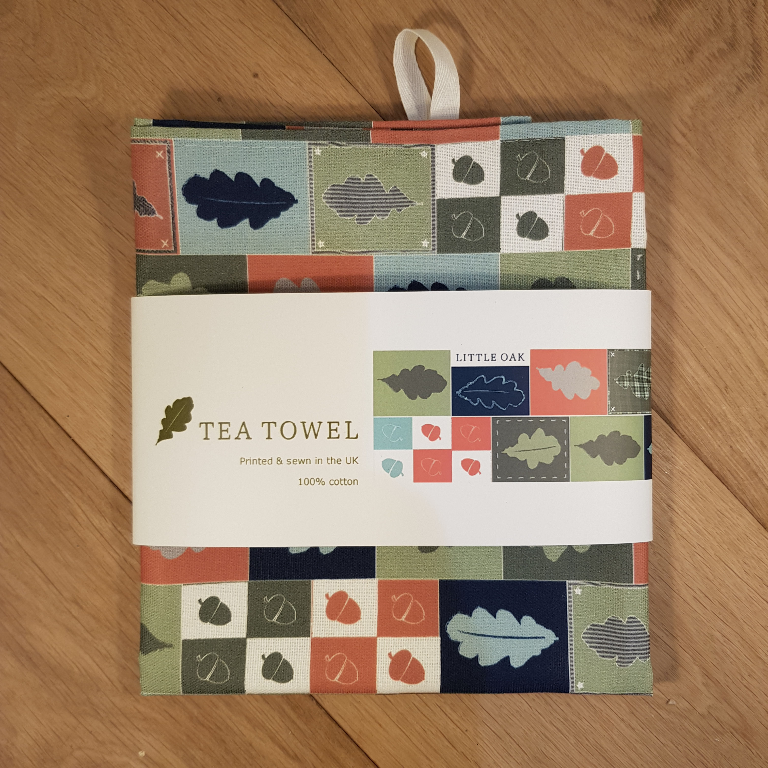 Oak Leaf Tea Towel