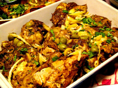 Chicken Tagine with Lemon and Olives