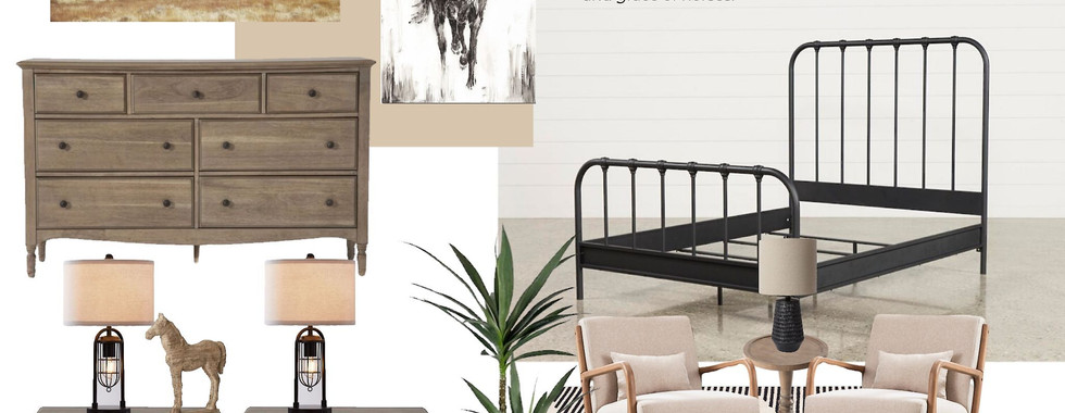 Equestrian Themed Bedroom Mood Board