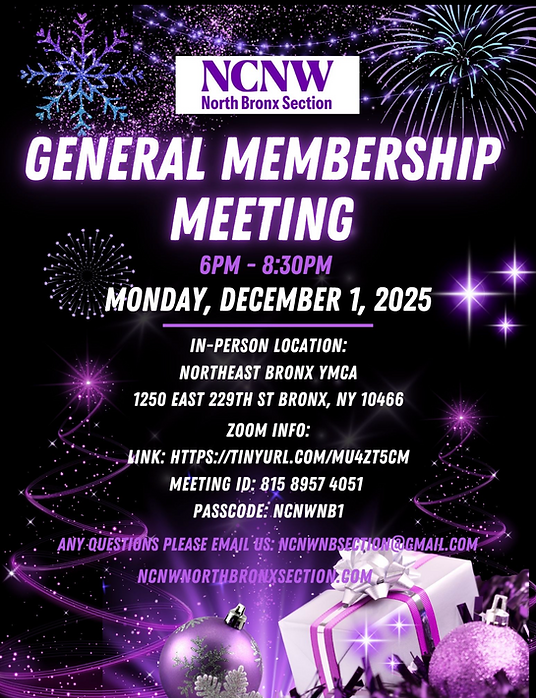 NCNW North Bronx Section 12.1.25 Meeting Notice.png