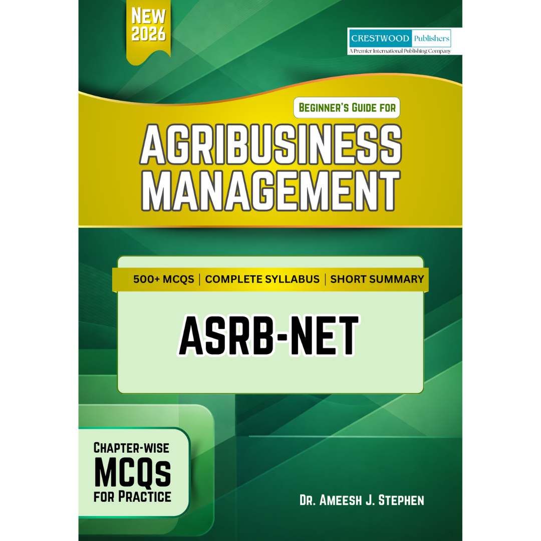ASRB-NET Agribusiness Management 2026: Beginner’s Guide with 500+ MCQs, Complete