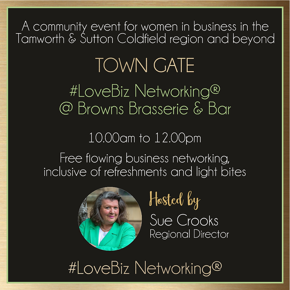 Town Gate LoveBiz Networking at Browns Brasserie & Bar for Women in Business