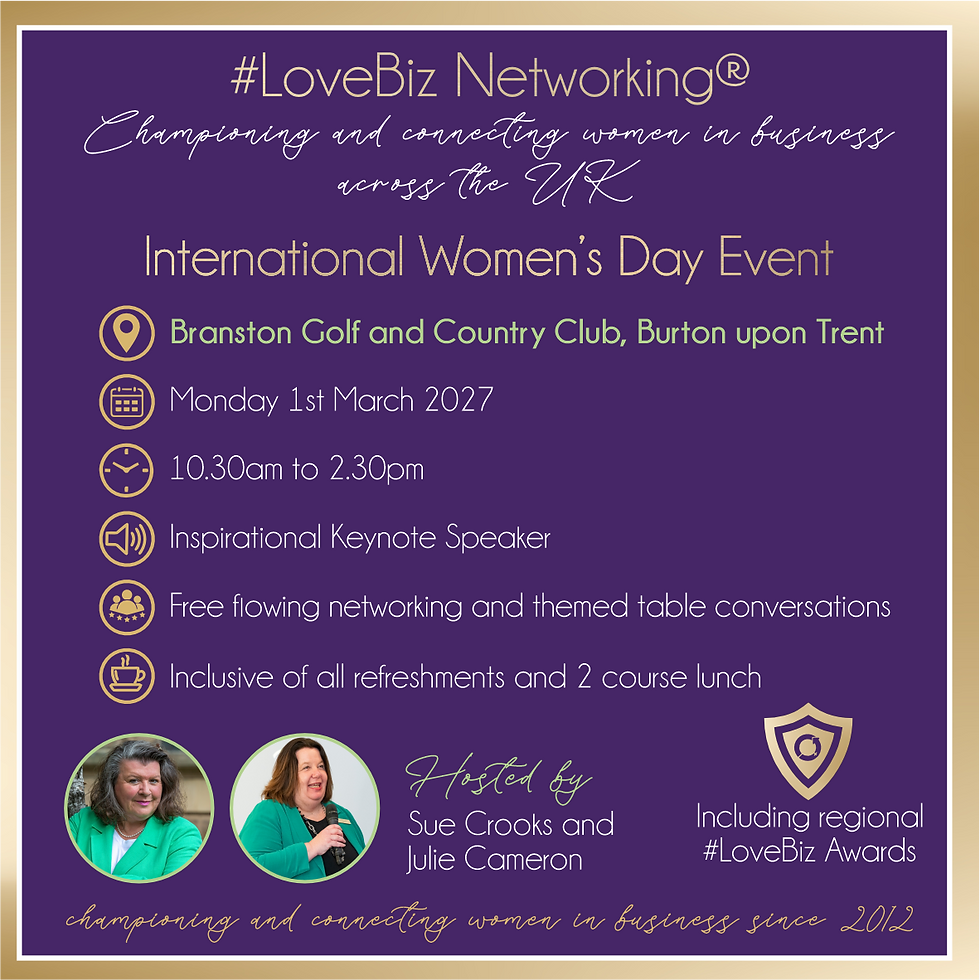 International Women's Day Event - Branston Golf and Country Club