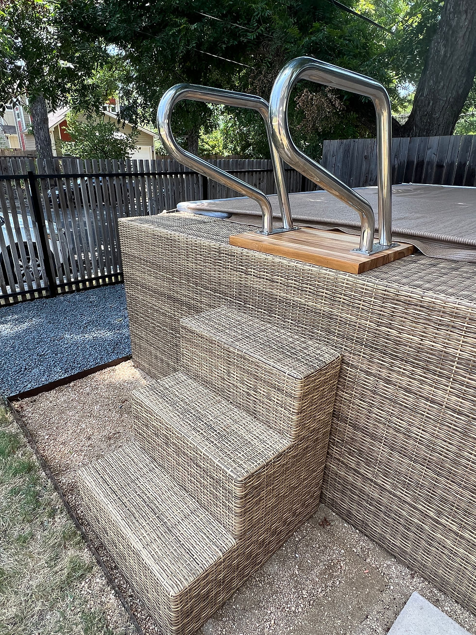 Thumbnail: Stairs, Handrails, & New Teak Block