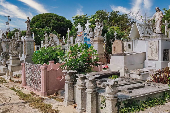 The main cemetery, founded in 1821, offers a unique experience with evening tours every Thursday.