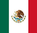 A heart with the mexican colors.