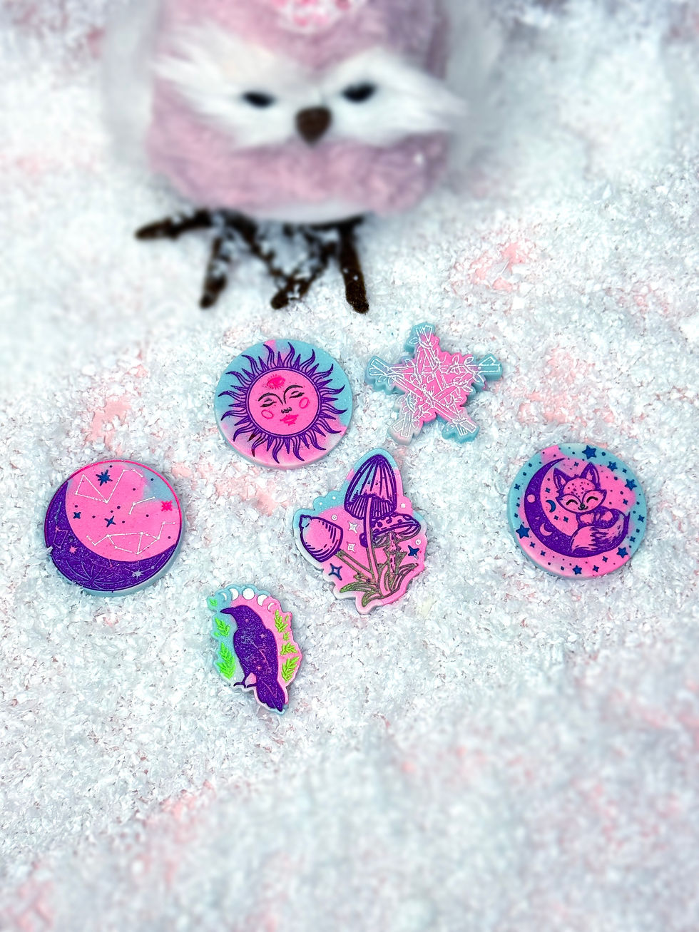 6x Little Shapes - Sheer Magnolia & Cashmeran