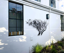Open Protea Tree panel in mild steel.