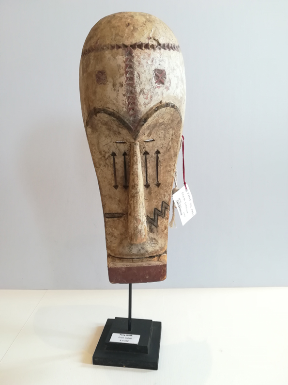 Lot De 12 Porte-couteaux Africaniste - Art Tribal - Style Masques - 1920-30