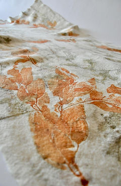 Ronel Jordaan, Wool throw detail