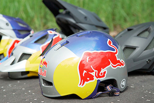 red bull street bike helmet