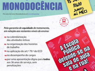 Monodocência: Trabalho igual, direitos iguais. Equidade já!