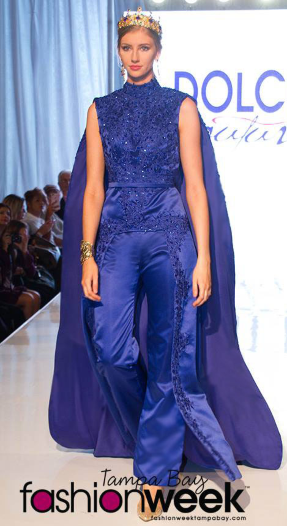 Thumbnail: Blue Cape Pant Set