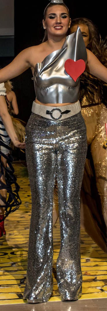 Thumbnail: Silver Sequin Flare Pants