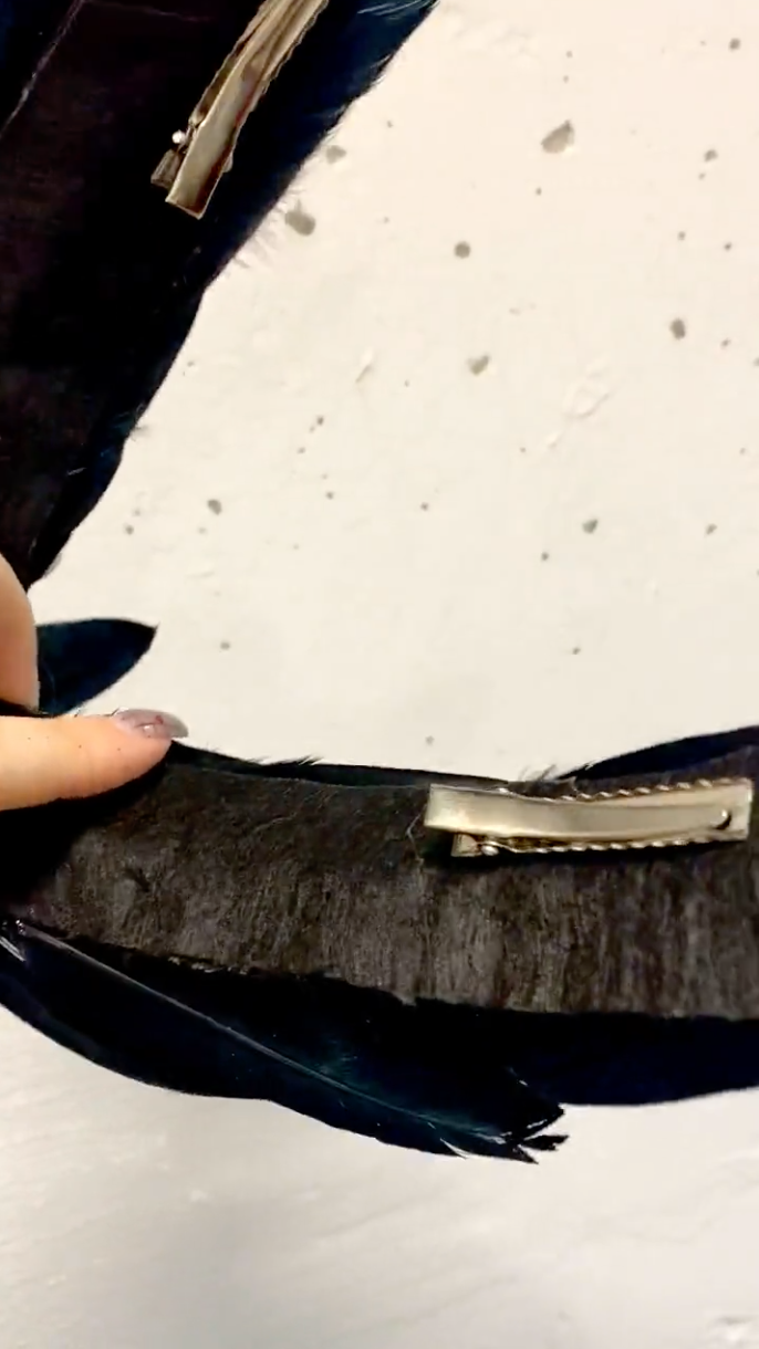 Thumbnail: Black Bird feather tiara
