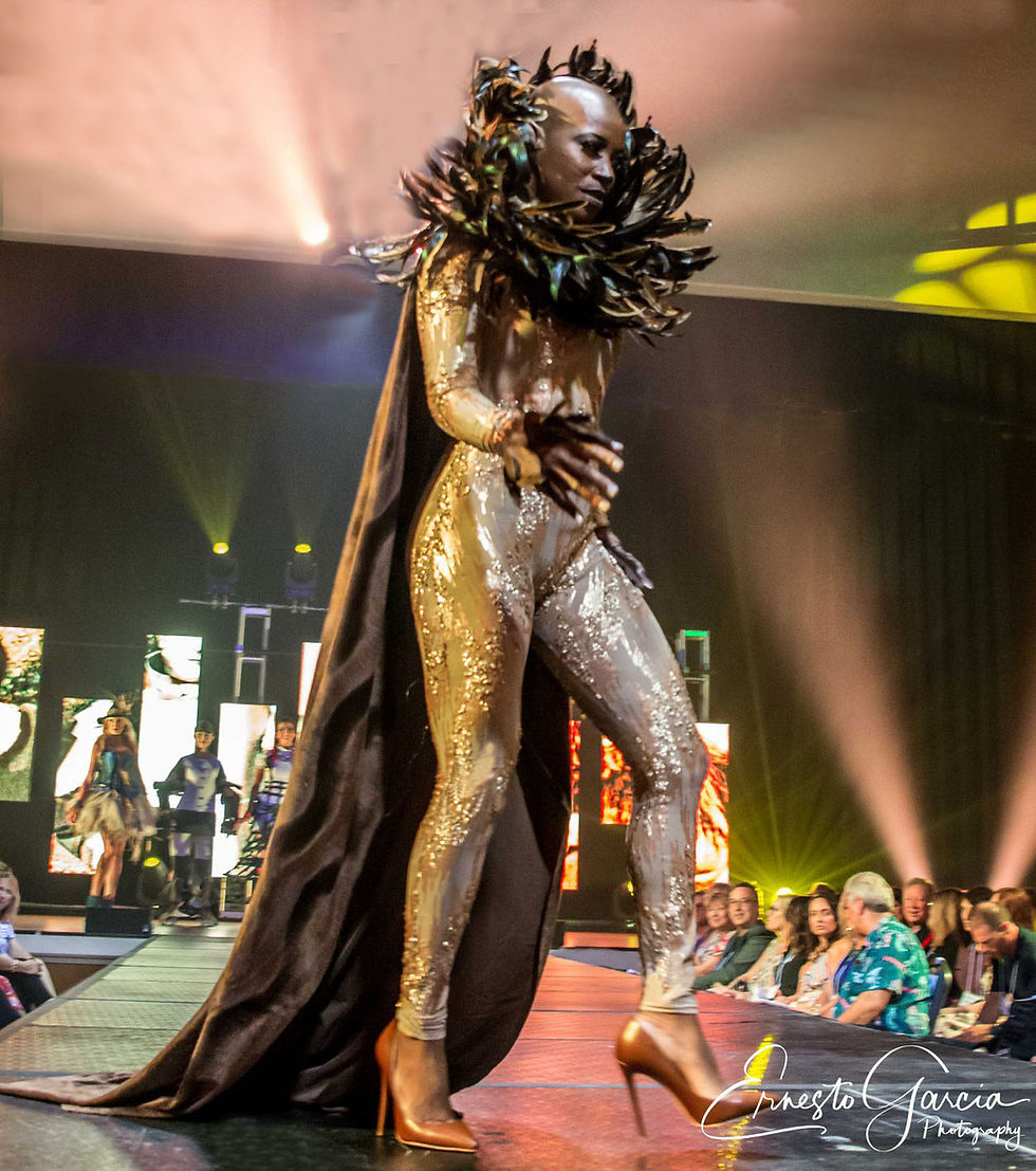 Thumbnail: Gold sequin bodysuit - Lion Costume