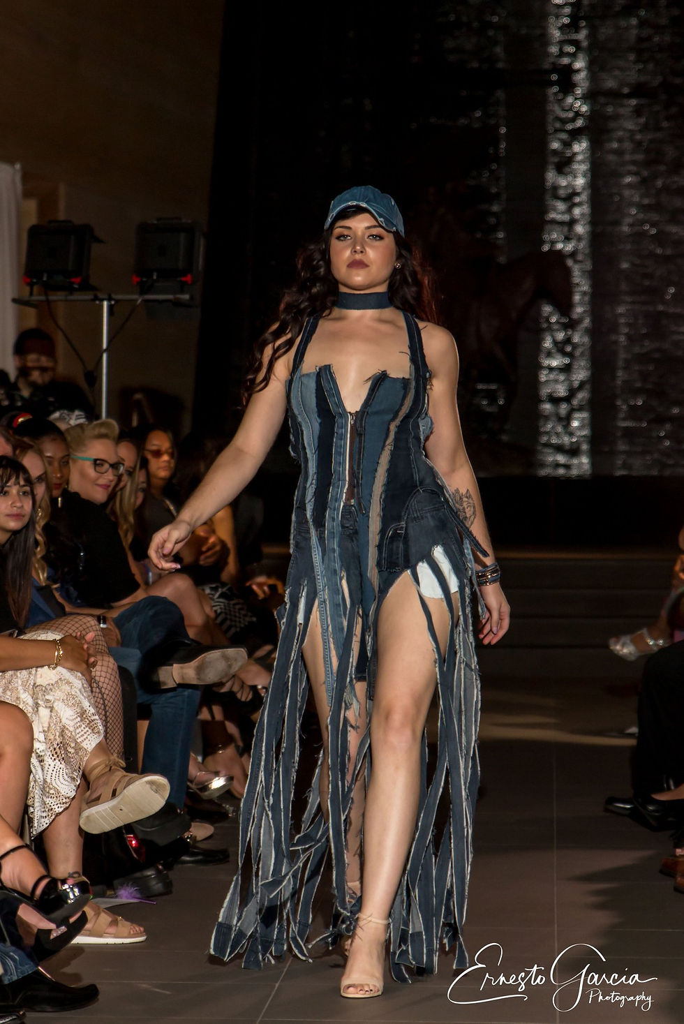 Thumbnail: Upcycled Blue Jean Corset and Pants
