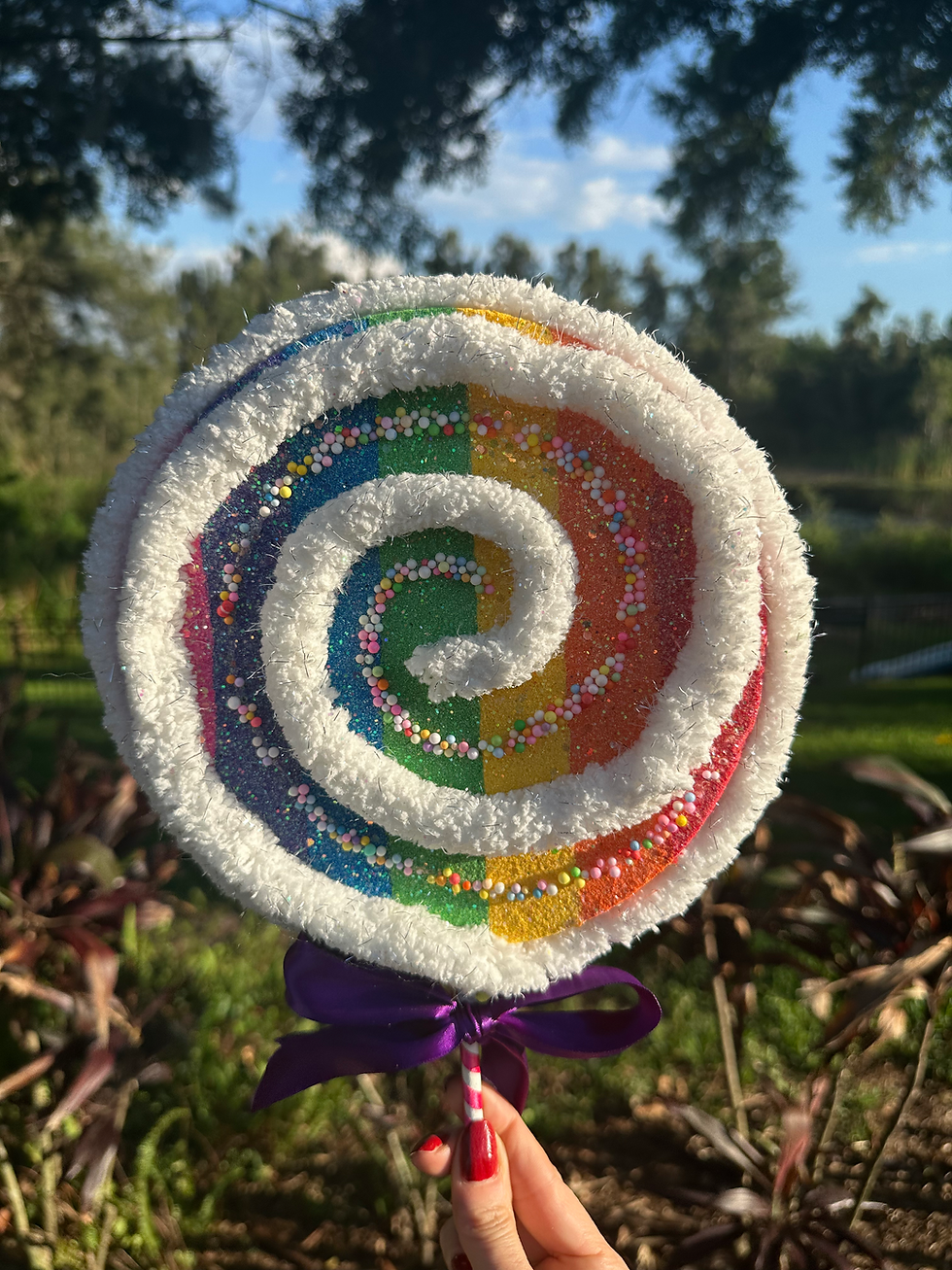 Thumbnail: 2 giant faux lollipops