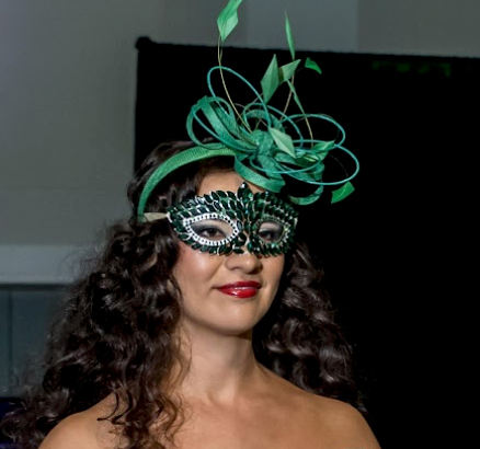 Thumbnail: Green Feather Fascinator headband