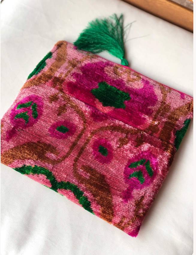 Thumbnail: Handmade silk clutch