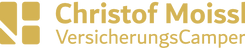 Markenlogo Christof Moissl VersicherungsCamper auf Startseite