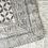 Thumbnail: Kantha Quilt in cream and grey print