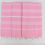 Thumbnail: Light pink striped Hammam Turkish beach towel