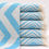 Thumbnail: Turquoise fading zig zag Turkish beach towel