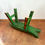 Thumbnail: Fish wooden stool - green