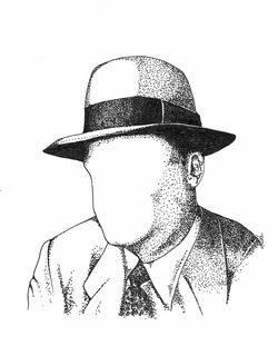 -Don- #sir #gentleman #art #illustration #blackandwhite #loneliness