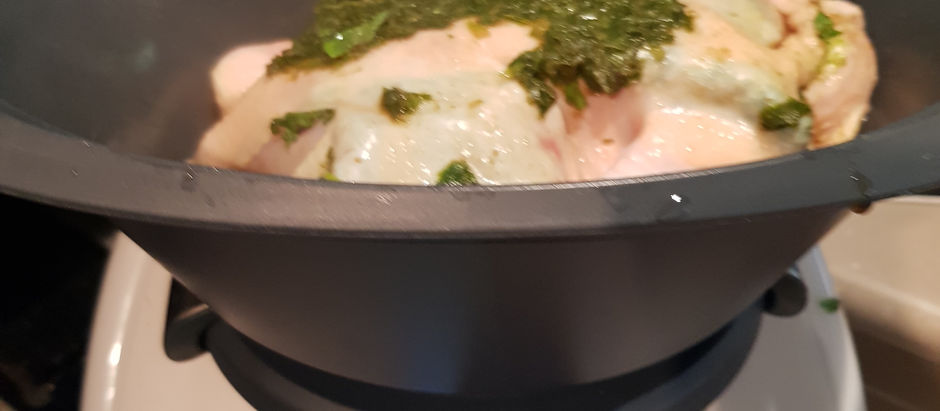 Varoma steamed Chinese chicken