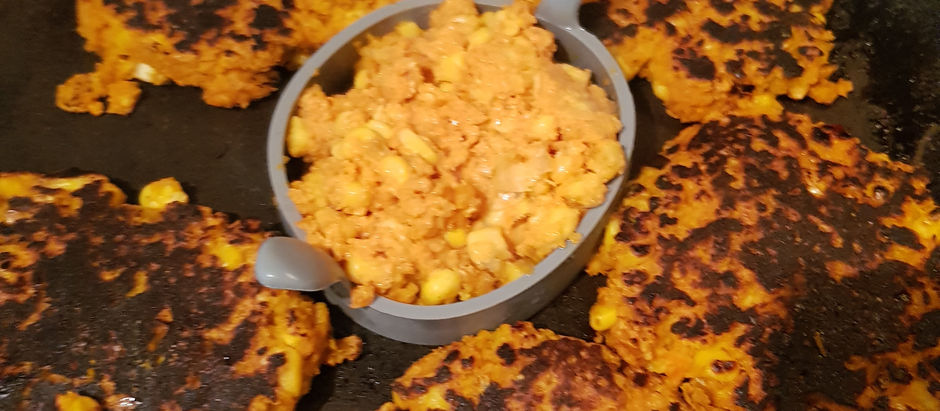 Carrot & Corn Fritters