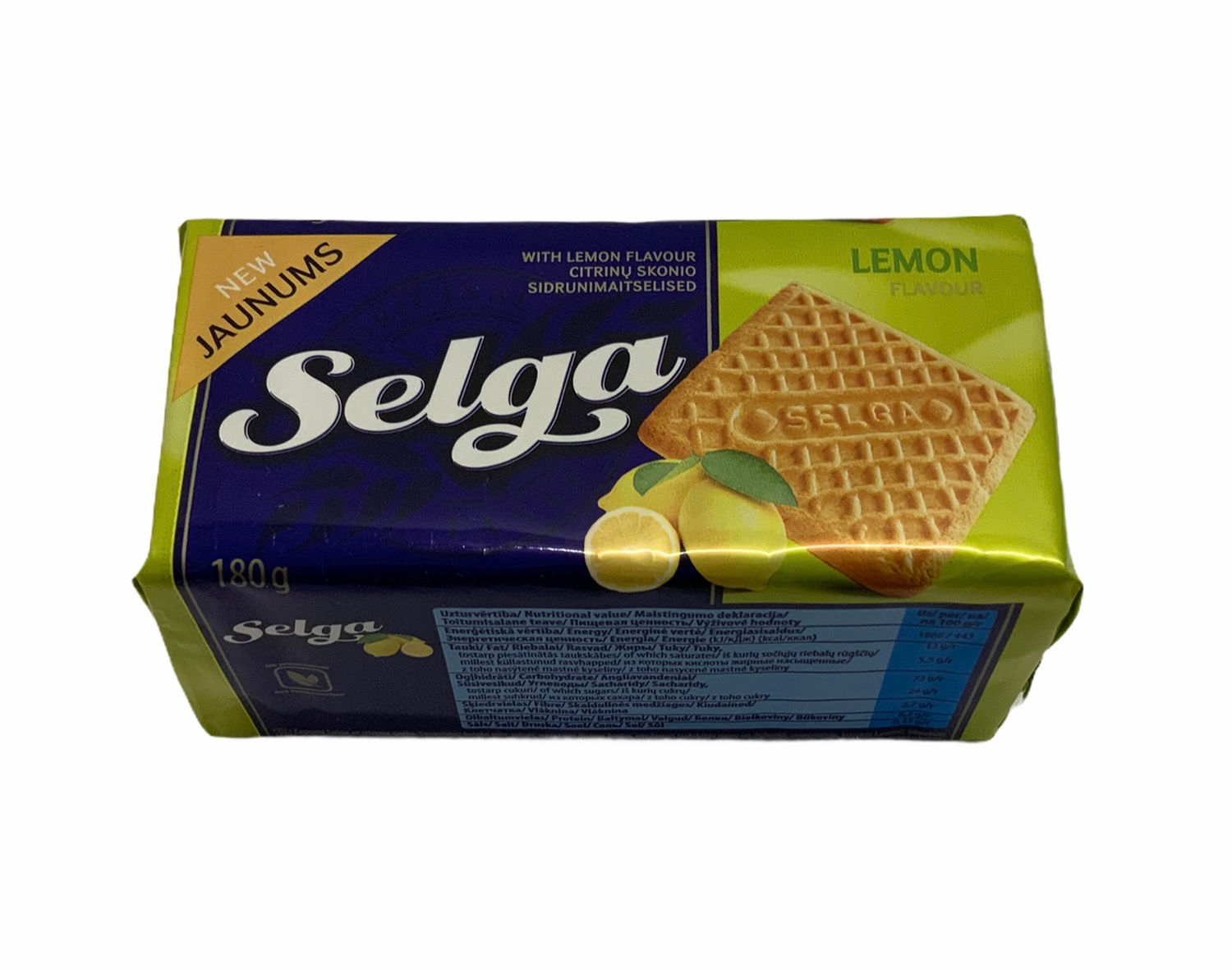 Selga Lemon Flavour Biscuits 180g